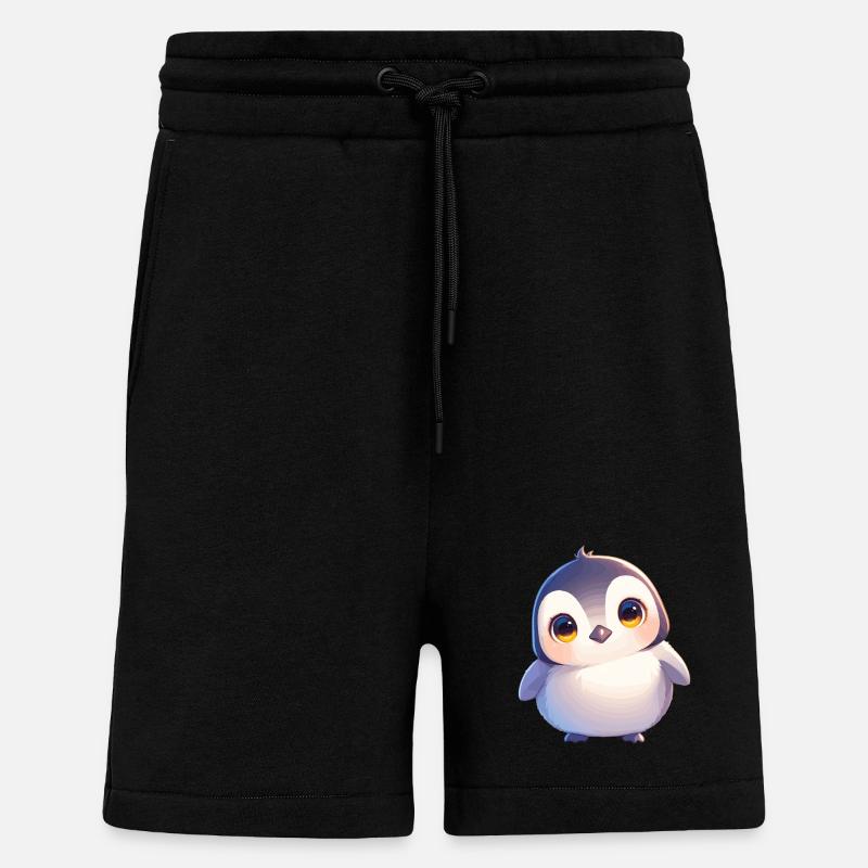 Pingouins Pingouin - Short bio décontracté fabriqué en UE - SOLID BLACK