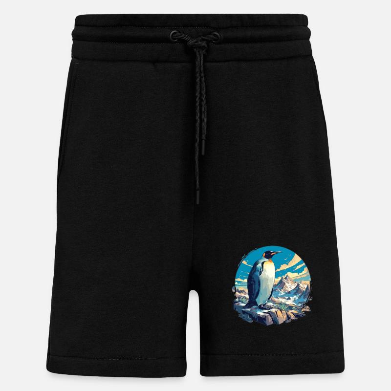 Pingouins Pingouin - Short bio décontracté fabriqué en UE - SOLID BLACK