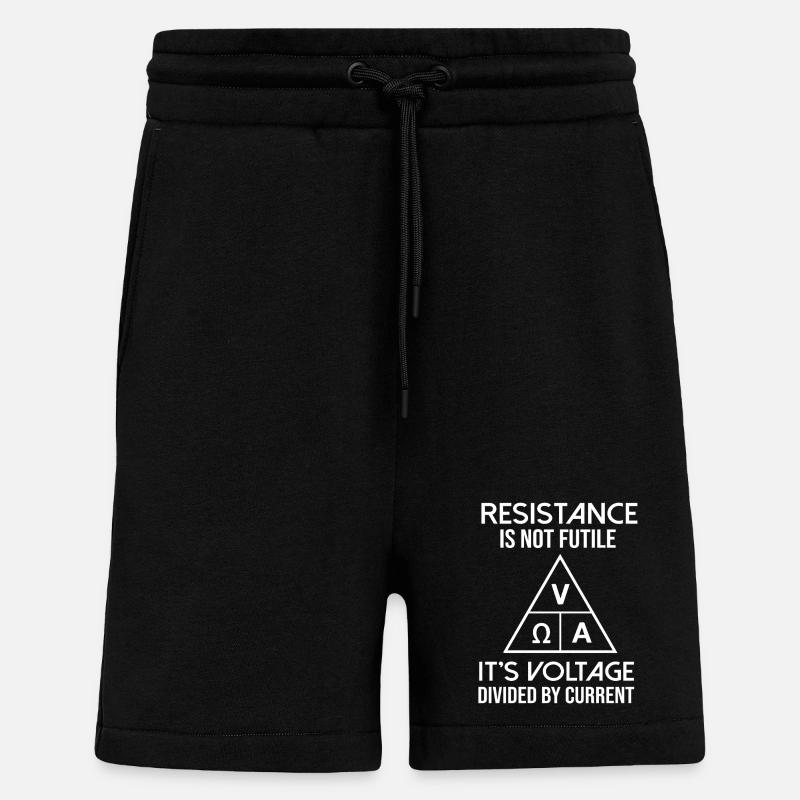 Physik Phyiker Physikstudent Physiklehrer - Shorts - made by SPREAD - SOLID BLACK