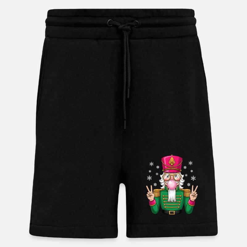 Nutcracker Bubble Gum - Shorts - made by SPREAD - SOLID BLACK