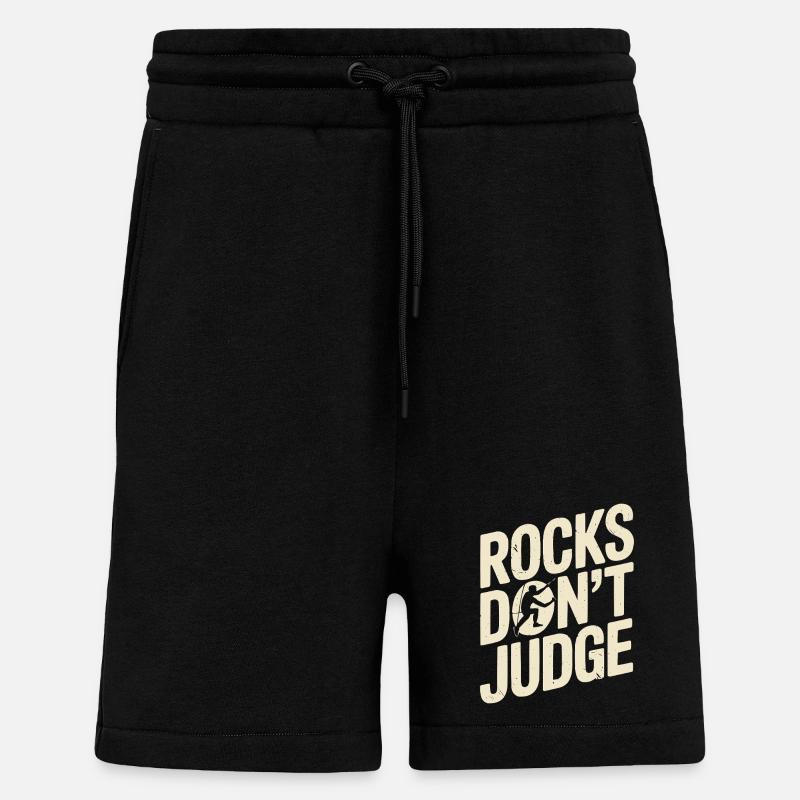 Klettern Bergsteigen Karabiner Bouldern - Shorts - made by SPREAD - SOLID BLACK