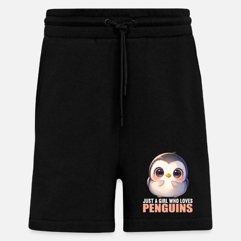 Pinguine Pinguin - Shorts - made by SPREAD - SOLID BLACK