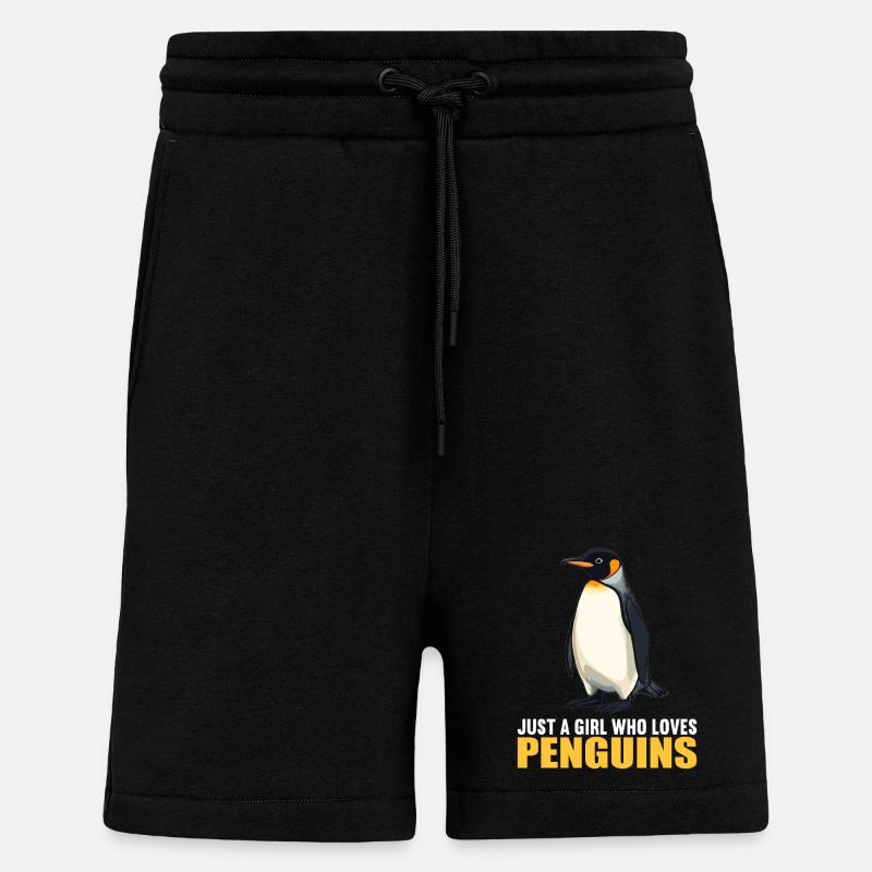 Pingouins Pingouin - Short bio décontracté fabriqué en UE - SOLID BLACK