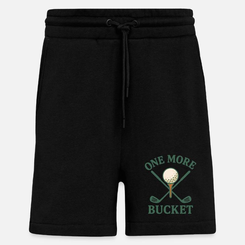 Ein weiterer Eimer Golfschläger Fun Design - Shorts - made by SPREAD - SOLID BLACK