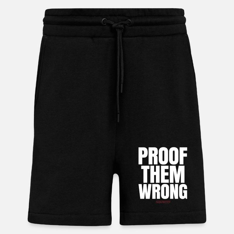 Proof Them Wrong  - Shorts - made by SPREAD - SOLID BLACK