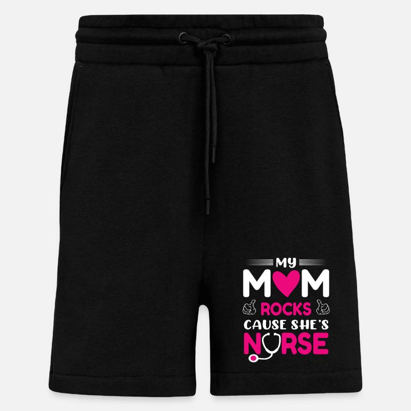 Krankenschwester Mutter - Shorts - made by SPREAD - SOLID BLACK