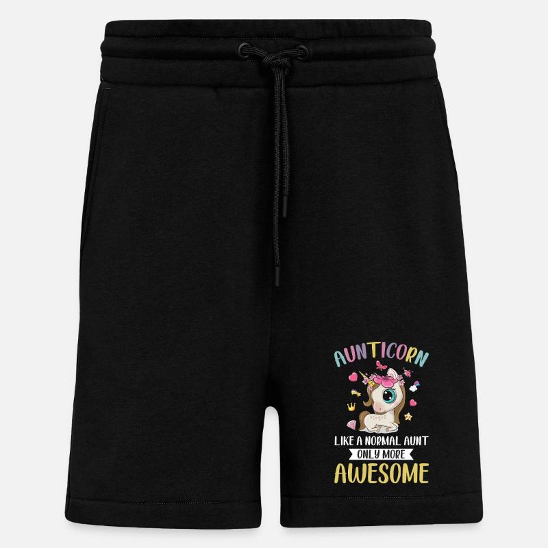 Tante Einhorn - Shorts - made by SPREAD - SOLID BLACK