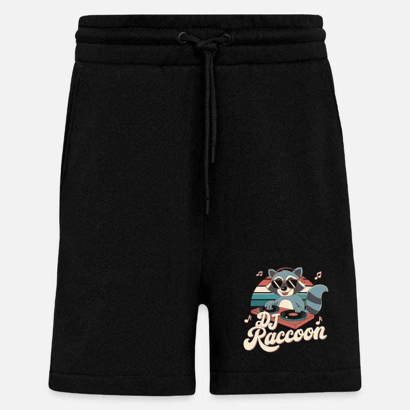 DJ Waschbär - Shorts - made by SPREAD - SOLID BLACK