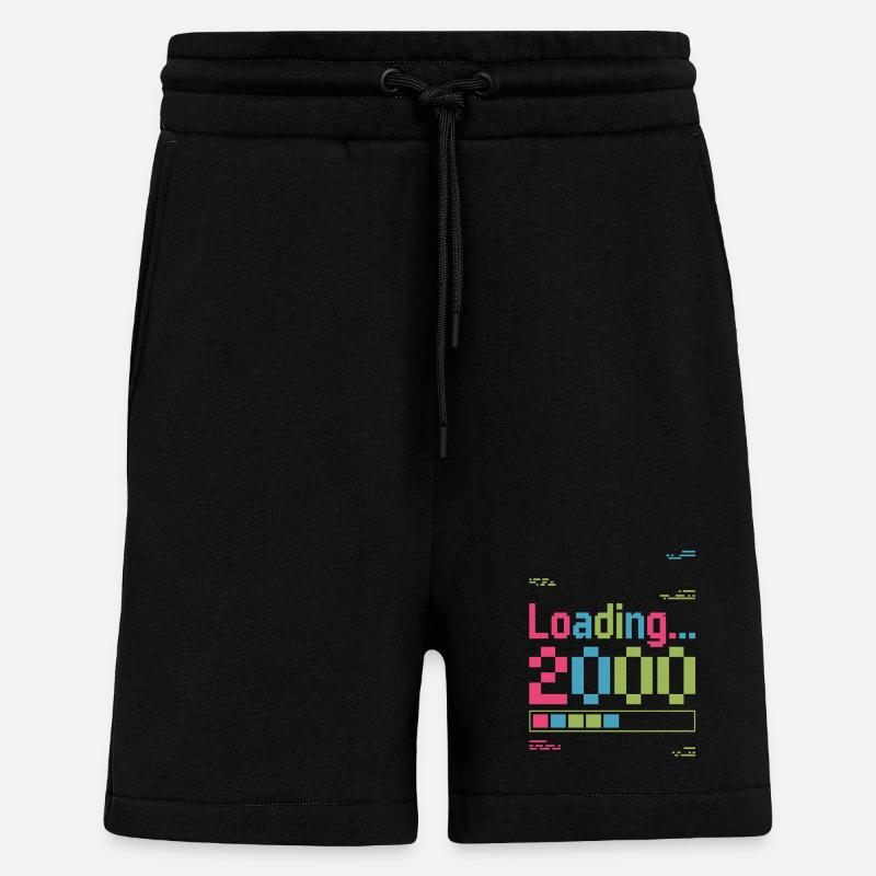 Loading 2000 Pixel Ladebildschirm - Shorts - made by SPREAD - SOLID BLACK