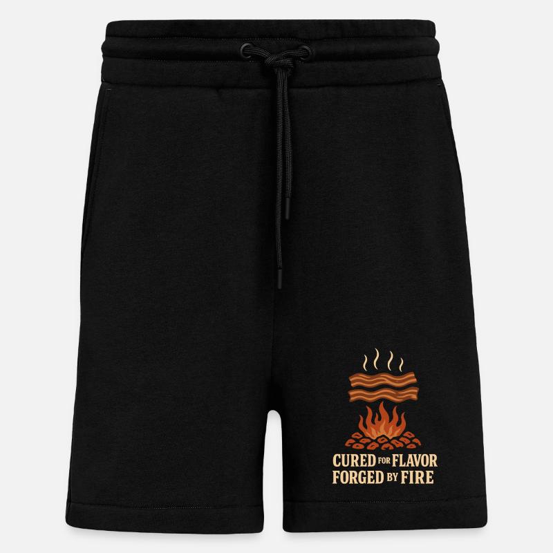 Fleischräucherofen Jerky Maker Bbq - Shorts - made by SPREAD - SOLID BLACK