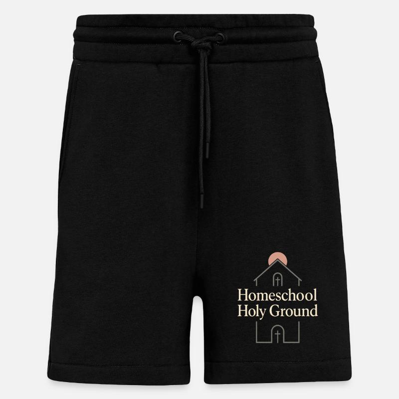 Christlicher Homeschool-mutter-glaube - Shorts - made by SPREAD - SOLID BLACK
