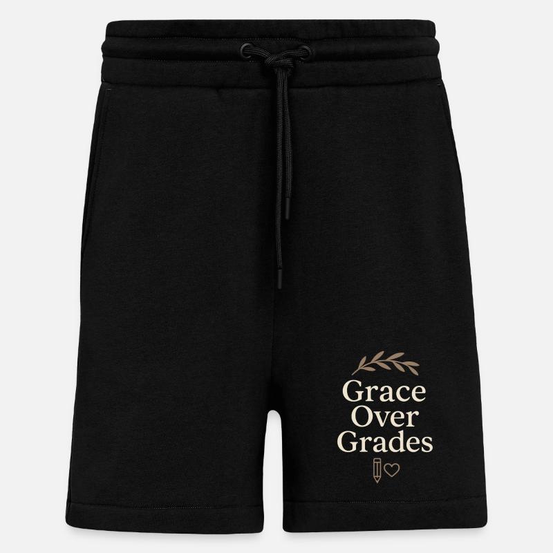 École chrétienne à la maison-Mère-Foi - Short bio décontracté fabriqué en UE - SOLID BLACK