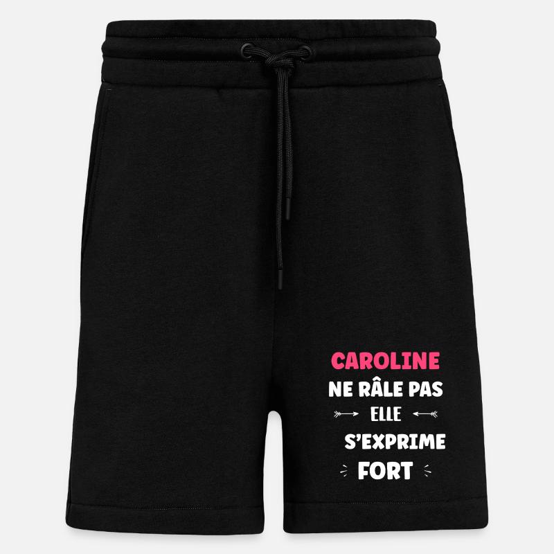 Caroline spricht laut - Shorts - made by SPREAD - SOLID BLACK
