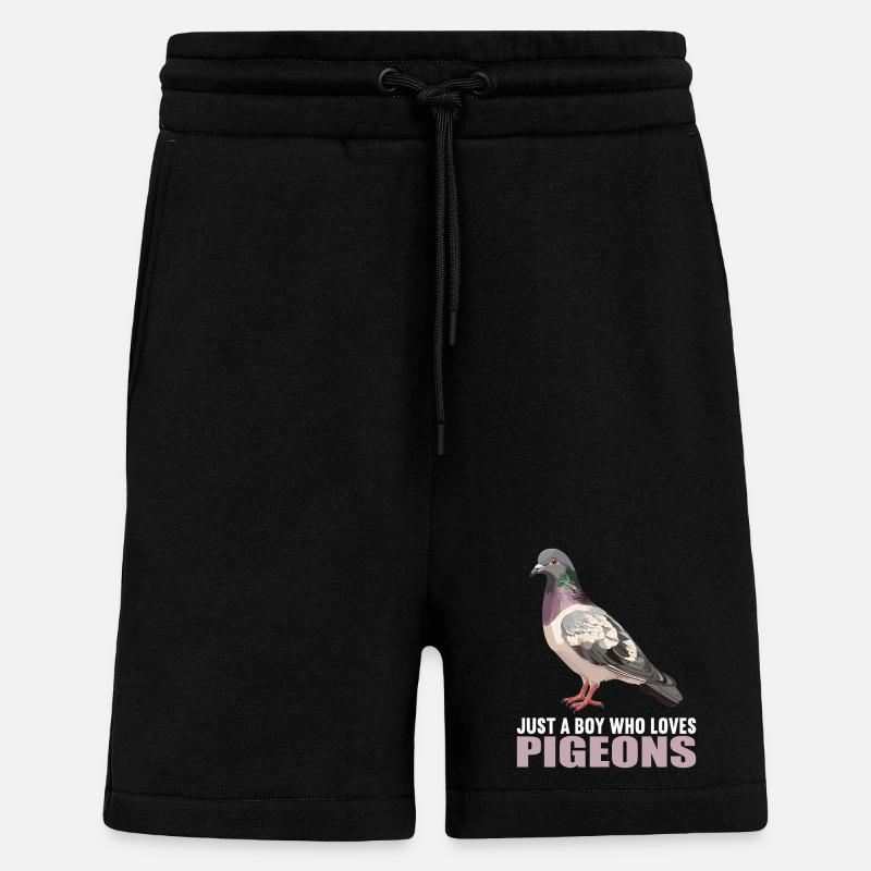 Tauben Taube - Shorts - made by SPREAD - SOLID BLACK