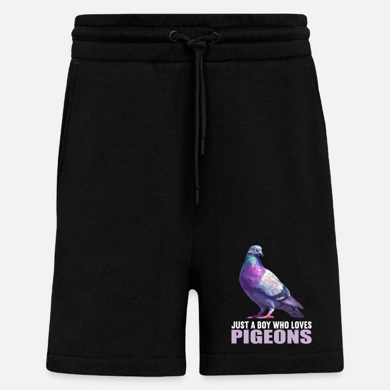 Tauben Taube - Shorts - made by SPREAD - SOLID BLACK