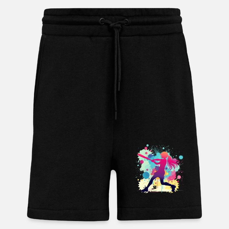 Softballer, Softball, Softball player - Shorts - made by SPREAD - SOLID BLACK