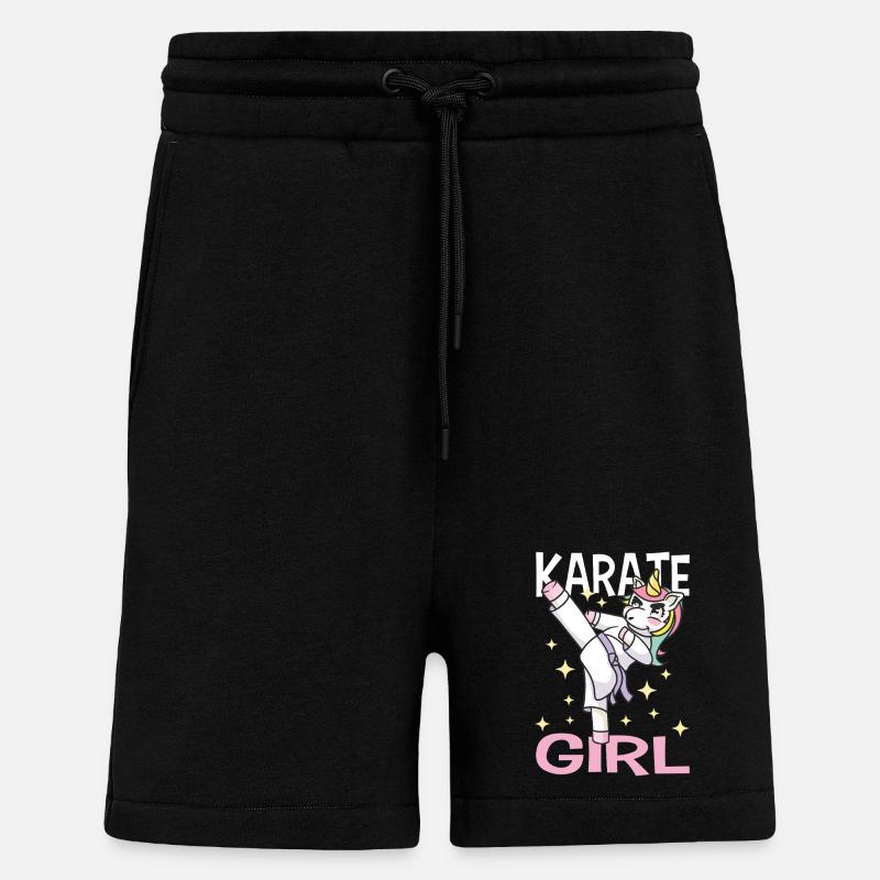 Karate Training Geschenke Karatetraining - Shorts - made by SPREAD - SOLID BLACK