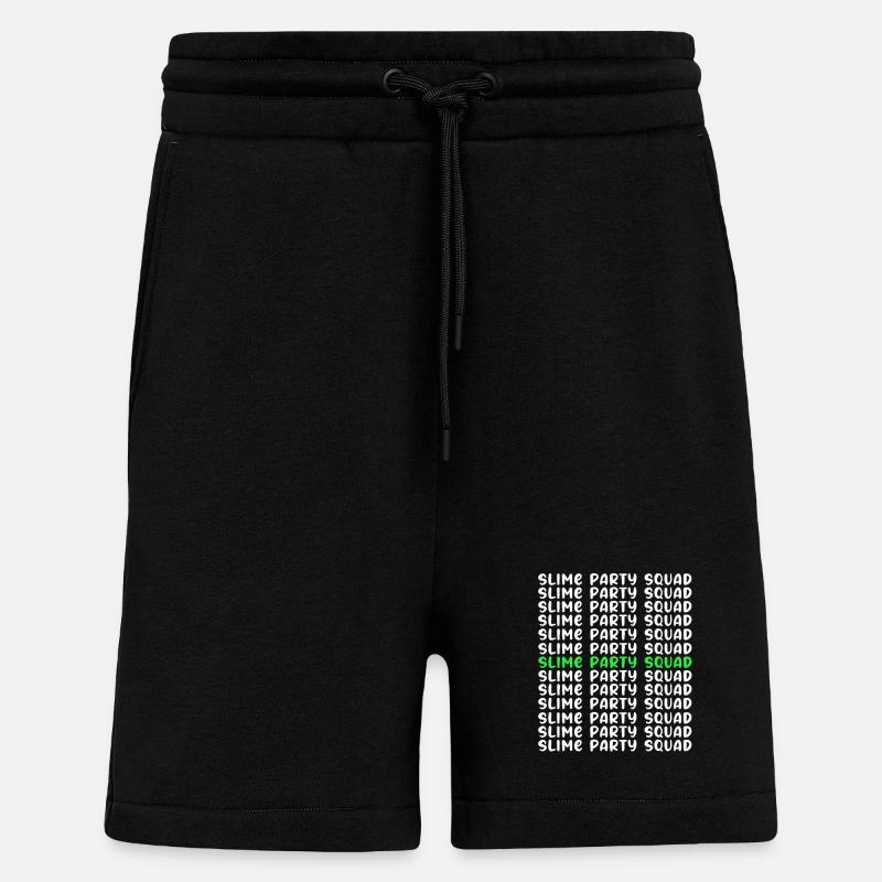 Slime Schleim Schleimig - Shorts - made by SPREAD - SOLID BLACK