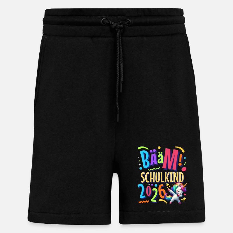 Bääm Schulkind 2026 - Shorts - made by SPREAD - SOLID BLACK