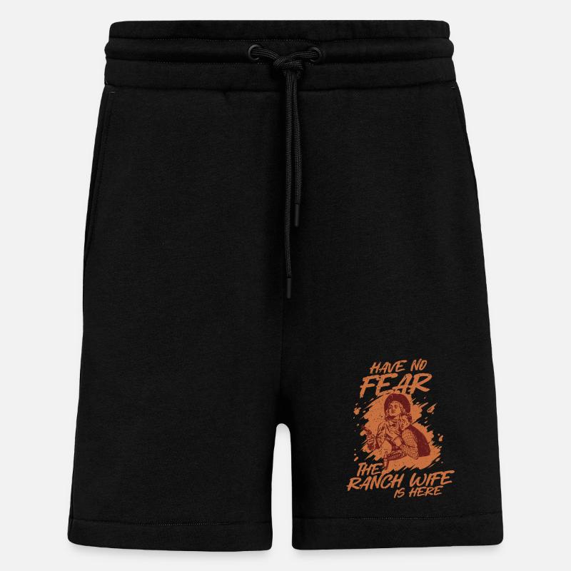 Ehefrau eines Bauern Mutter - Shorts - made by SPREAD - SOLID BLACK