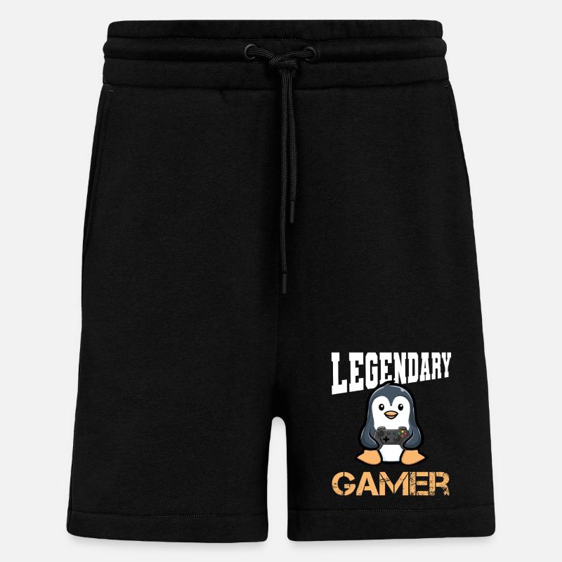 controller zocken gamen - Shorts - made by SPREAD - SOLID BLACK