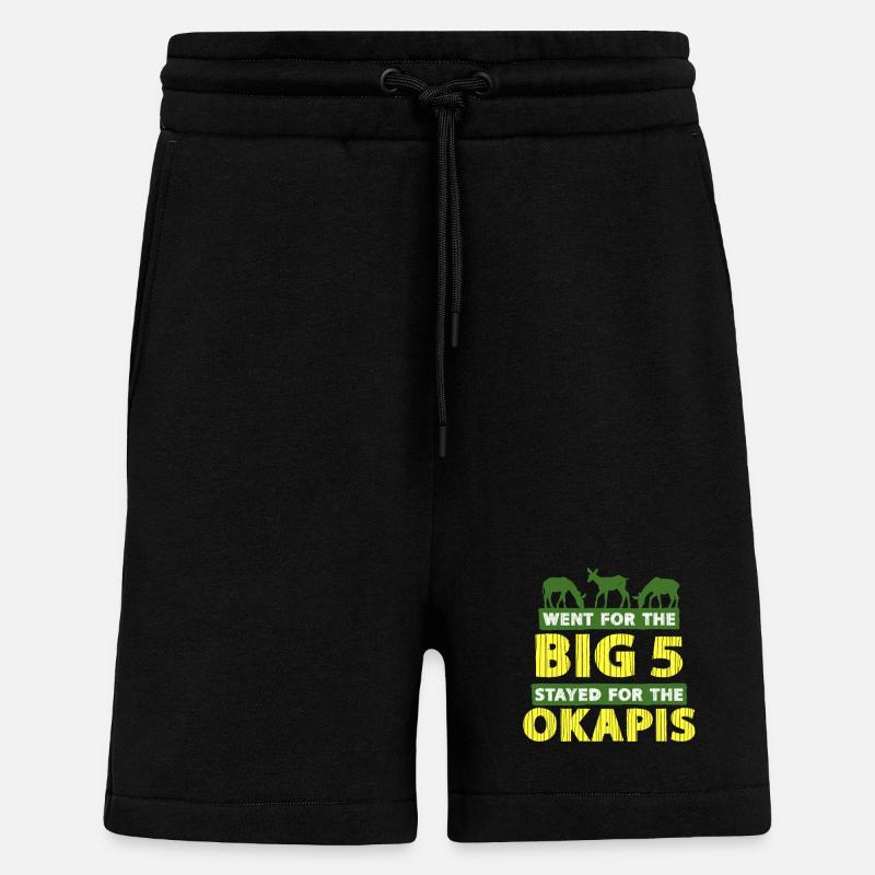 Okapi Tier - Shorts - made by SPREAD - SOLID BLACK
