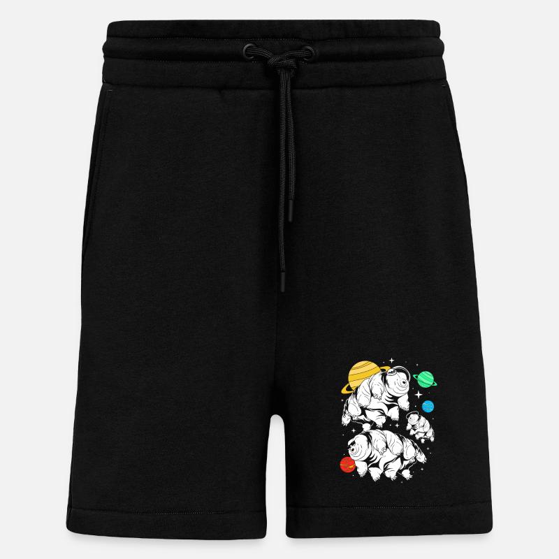 Tardigrade Tardigrade Tardigrade Water Bear - Shorts - made by SPREAD - SOLID BLACK