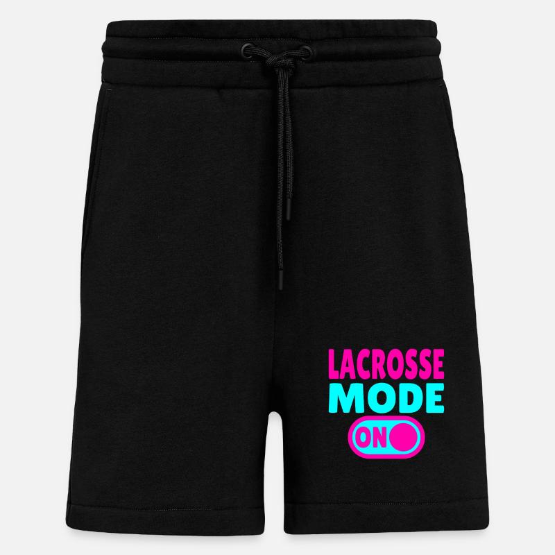 Mode crosse activé - Short bio décontracté fabriqué en UE - SOLID BLACK