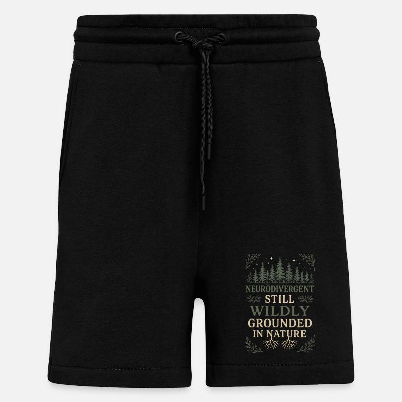Neurodivergenter Introvertierter - Shorts - made by SPREAD - SOLID BLACK