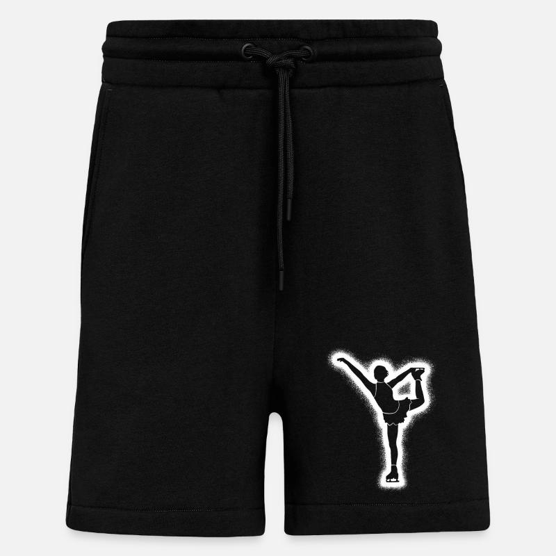 Eiskunstläuferin Eislaufen Mädchen Eiskunstlauf - Shorts - made by SPREAD - SOLID BLACK
