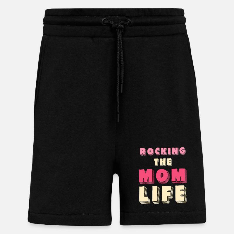 Chemise Vie de Mère - Short bio décontracté fabriqué en UE - SOLID BLACK