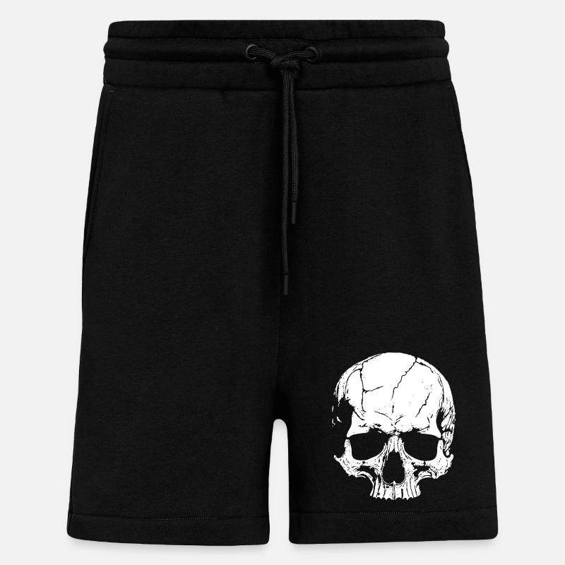 Totenschädel mit Stil - Shorts - made by SPREAD - SOLID BLACK