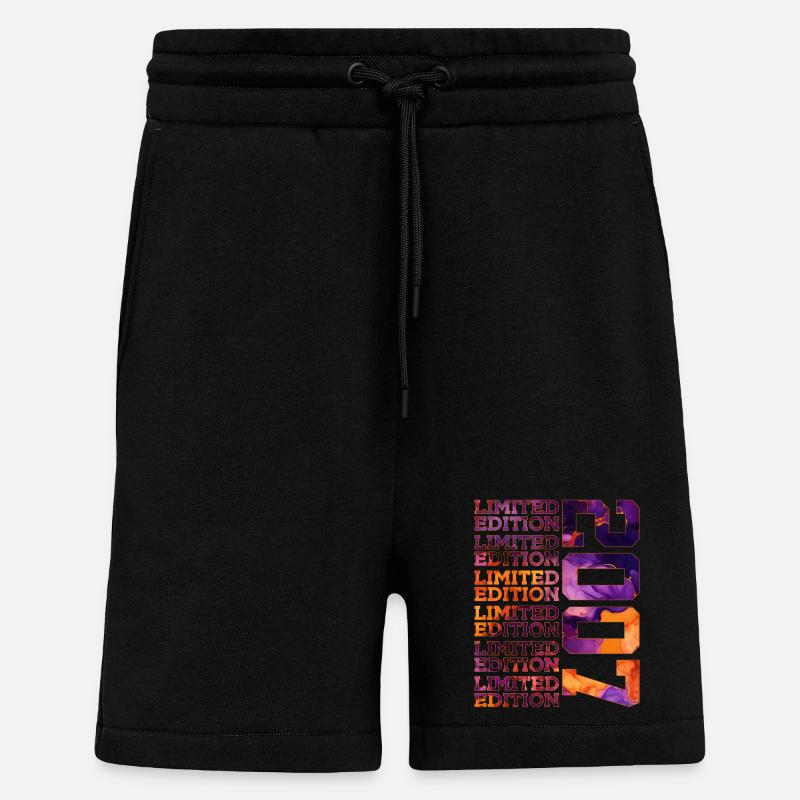 19E ANNIVERSAIRE ÉDITION LIMITÉE 2007 - Short bio décontracté fabriqué en UE - SOLID BLACK