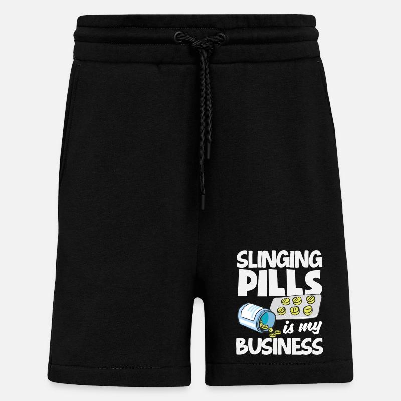 Apotheker Pharmazeutisch-technischer - Shorts - made by SPREAD - SOLID BLACK