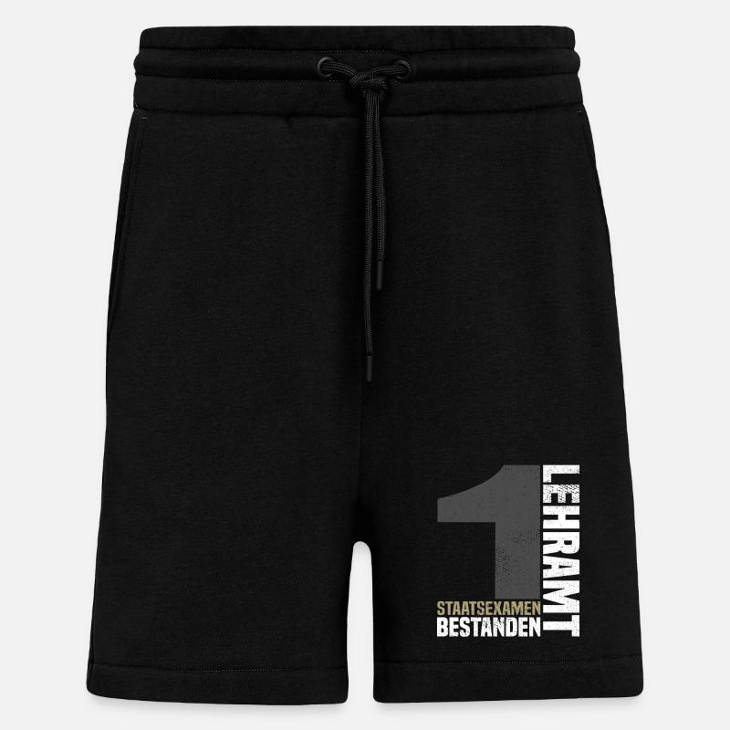 1st State Examination in Teaching - Shorts - made by SPREAD - SOLID BLACK