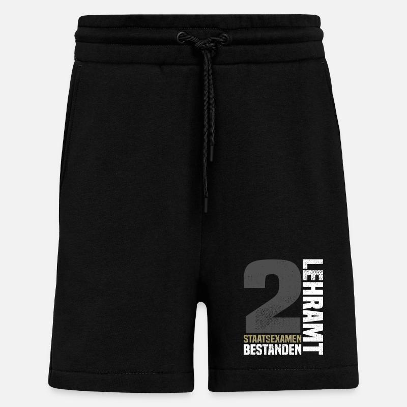 2nd State Examination in Teaching - Shorts - made by SPREAD - SOLID BLACK