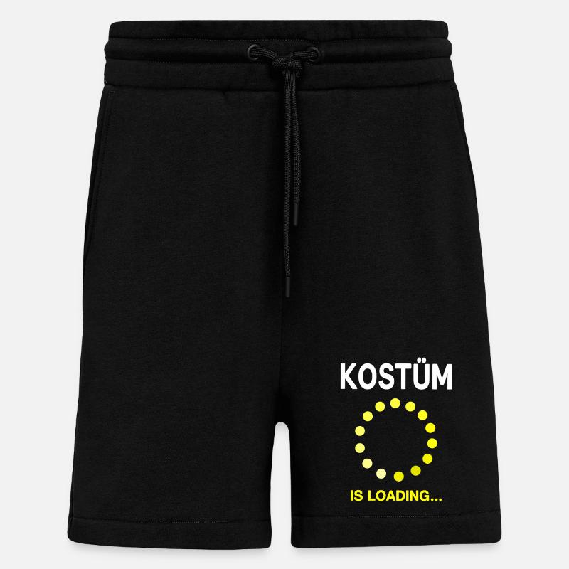 Fasnet Fasching Karneval Kostüm is Loading - Shorts - made by SPREAD - SOLID BLACK