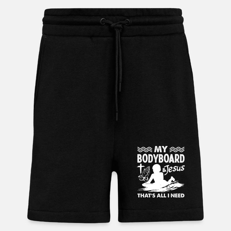 Surfen Surfboarder Bodyboarder - Shorts - made by SPREAD - SOLID BLACK