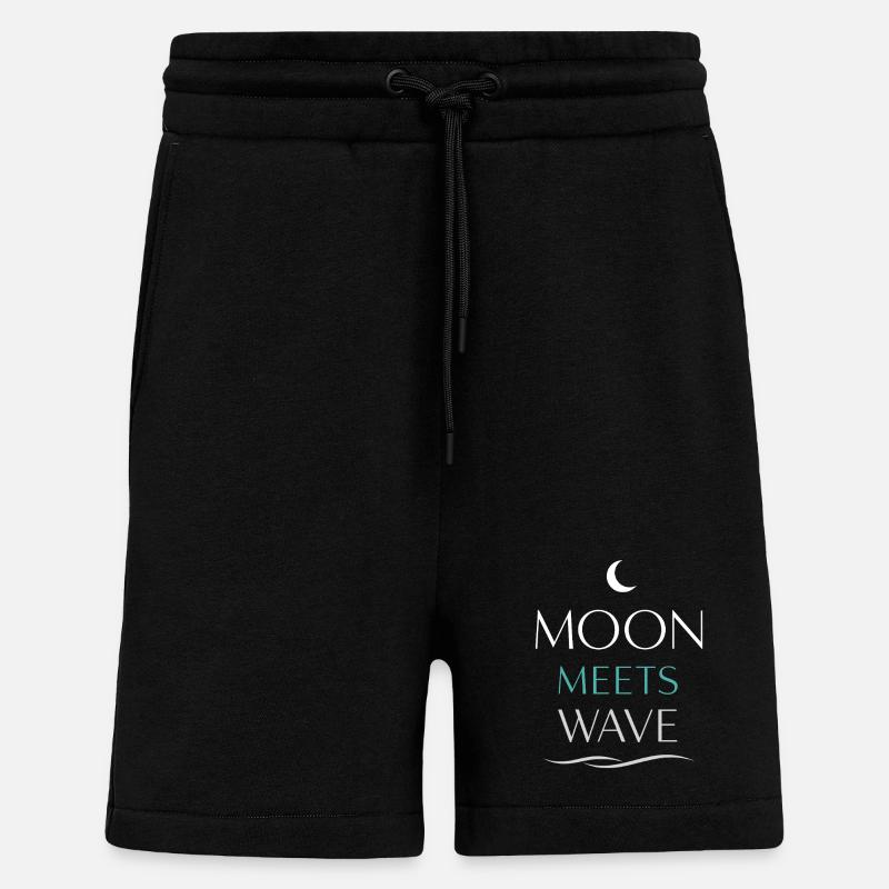 Nachtbootfahren Mit - Shorts - made by SPREAD - SOLID BLACK