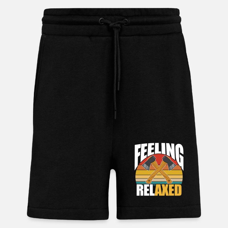 Feeling Relaxed - Shorts - made by SPREAD - SOLID BLACK