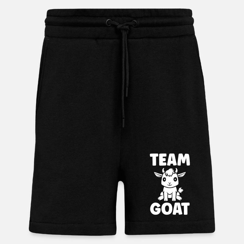 Equipe Cabri Team Goat - Short bio décontracté fabriqué en UE - SOLID BLACK