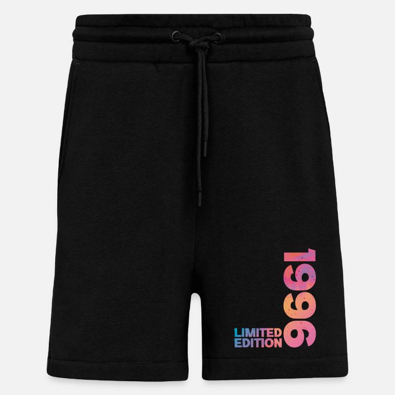 1996 30th Anniversary 30th Anniversary Gift - Shorts - made by SPREAD - SOLID BLACK
