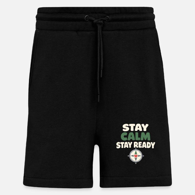 Ruhe Schlägt Panikbereitschaft, Lebensstil, - Shorts - made by SPREAD - SOLID BLACK