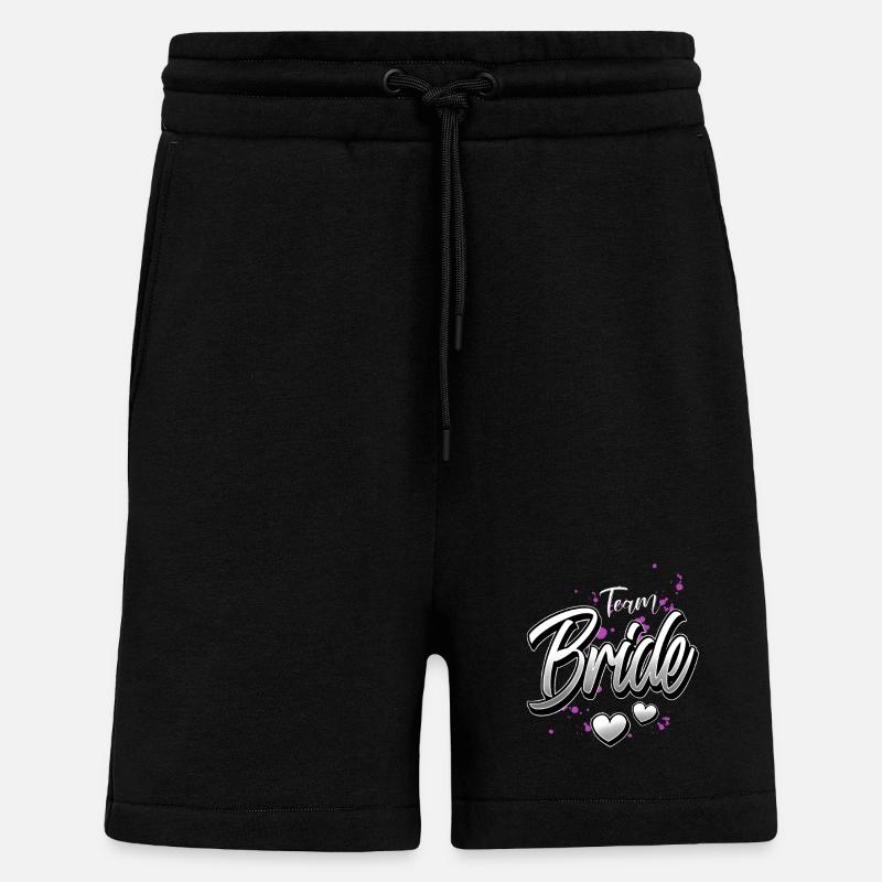 Team Bride JGA - Shorts - made by SPREAD - SOLID BLACK
