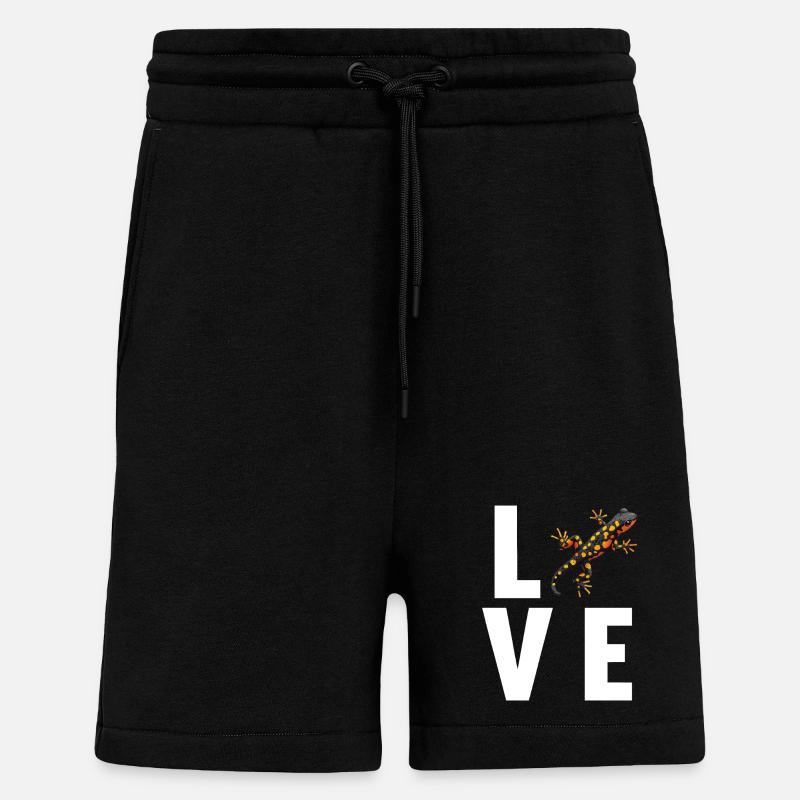 Feuersalamander Salamander - Shorts - made by SPREAD - SOLID BLACK