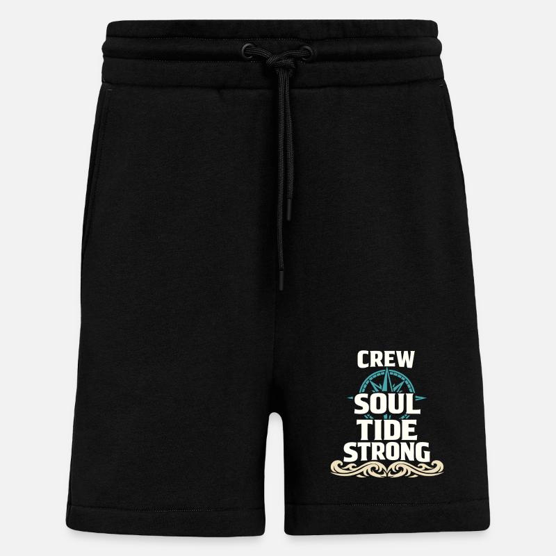 Seemannschaftsgeschenk Für Deckhand Ocean Work - Shorts - made by SPREAD - SOLID BLACK