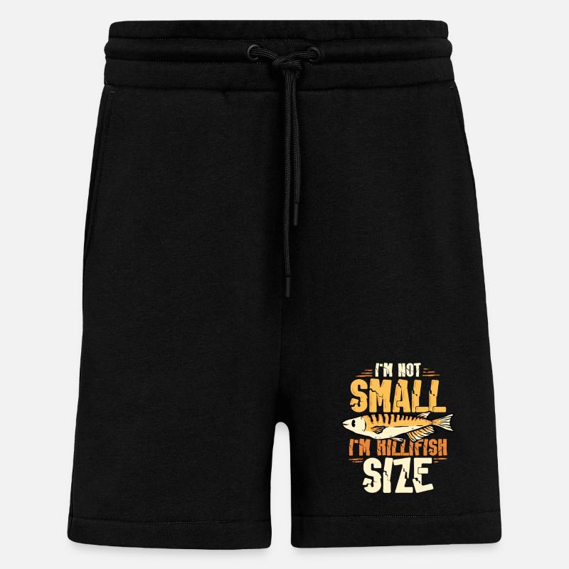 Zahnkarpfen Killfisch Zahnkärpflinge - Shorts - made by SPREAD - SOLID BLACK