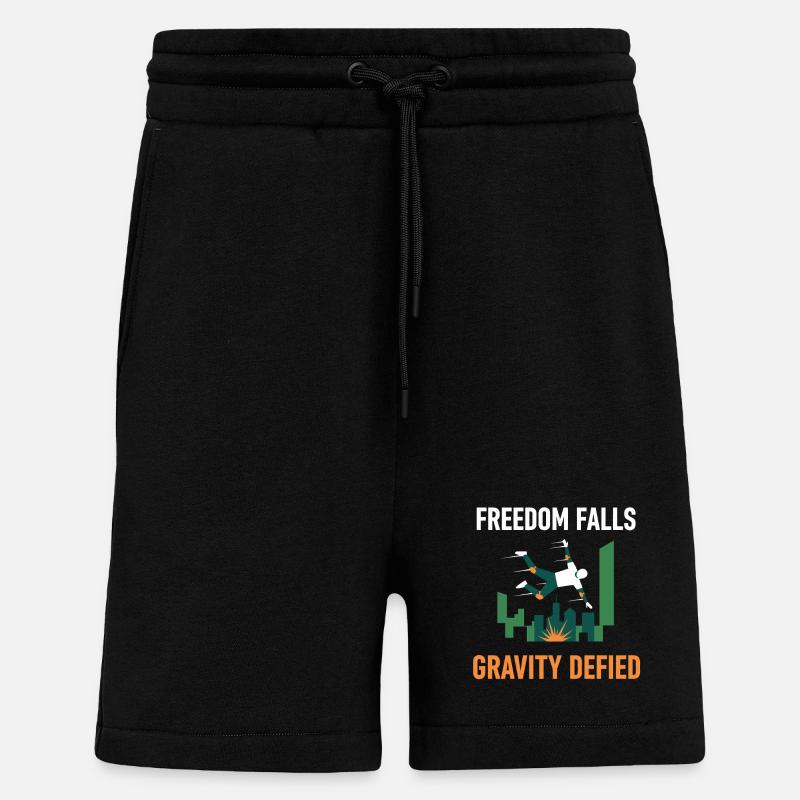 Parkour Sturz - Shorts - made by SPREAD - SOLID BLACK