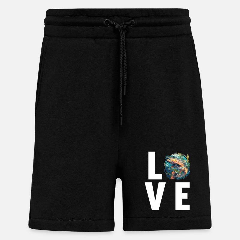 Lachse Lachs - Shorts - made by SPREAD - SOLID BLACK