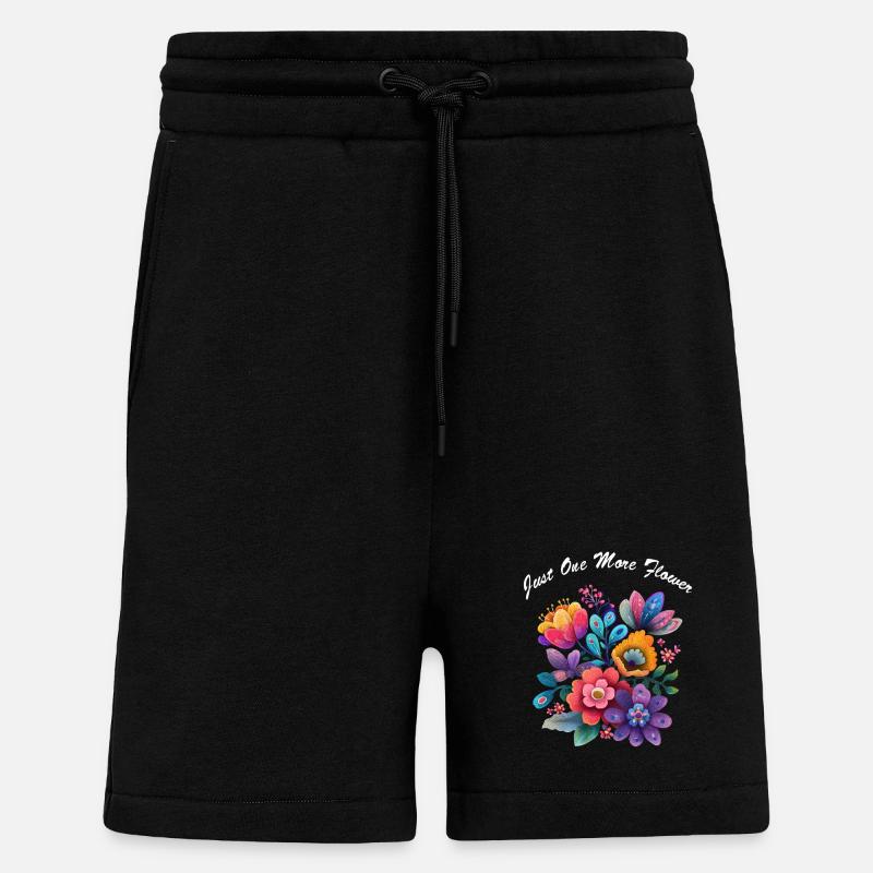 Encore un jardin de fleurs Jardinier de fleurs - Short bio décontracté fabriqué en UE - SOLID BLACK